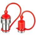 thumbnail image 5 of PAMINGONO Hose Coupling Dust Cap Red PVC 2 Sets, 5 of 8