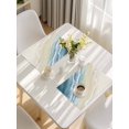 thumbnail image 5 of Haze Blue Beach Coastal Placemats Set of 6, Summer Ocean Nautical Seaside Placemats for Dining Table, Place Mats for Kitchen Tabletop, Waterproof Wipeable Dining Table Mats Set, 5 of 9
