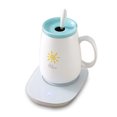 thumbnail image 3 of TAILTOSS Heated Desk Mat Electric Heating Coaster White Heating Insulation Adults 1Set, 3 of 8