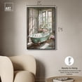 thumbnail image 5 of Spring Bliss Bathroom Canvas Farmhouse Floral Art by Art Remedy, Black Frame, 24" x 36", 5 of 7