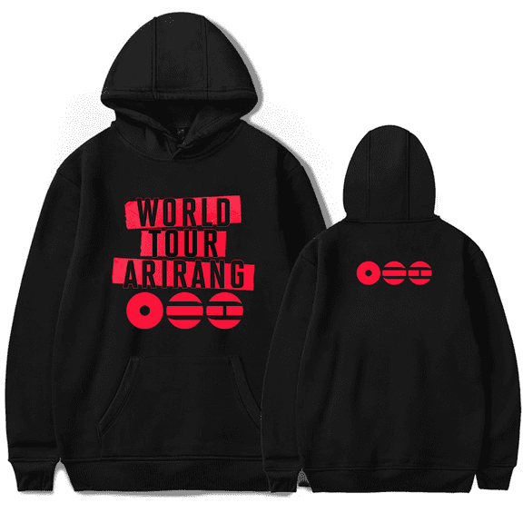 Arirang World Tour Merch Hoodie Sweatshirt Streetwear Unisex Winter&Spring Casual Fashion Pullovers