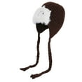 thumbnail image 2 of Sunvit-Panties Coffee Women and Men Cold Weather Knitted Trapper Hat - Faux Faux Fur Ear Flaps, Adjustable Chin Strap, Free Size for Winter,Size Free Size, 2 of 6