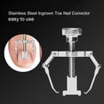 thumbnail image 4 of Geevorks Ingrown Toenail Tools,Toenail Tools Kit Nail File Lifter Nail Pedicure Tools Removal Clippers Toe File Lifter Care Toe Nail File Tools Toenail Removal Nail Pedi Tools Kit Premium Nail, 4 of 6