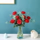 thumbnail image 4 of Xiao Hua 12 ramos de flores artificiales de seda, rosas realistas con tallos largos para decoración del hogar, boda o fiesta (morado), 4 of 4