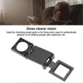 thumbnail image 5 of Folding Magnifying Glass 3 Folds 10X Optical Glass Lens Small Pocket Magnifier Glass for Seniors Reading Inspection, 5 of 5