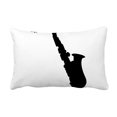 thumbnail image 1 of Sax Classical Music Listening Fresh Throw Pillow Lumbar Insert Cushion Cover Home Decoration, 1 of 3