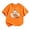Orange-b, variant on WhouRiu Girls Halloween Graphic Tees Kids Short Sleeve Crew Neck Tshirt Comfortable Cute Holiday Party T Shirts,4-5 Years