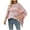 Pink, variant on OKBOP Crop Tops,Plus Size Tassel Fringed Cloak Sweater Striped Fringe Blouses For Women Business Casual Cropped Sweatshirt