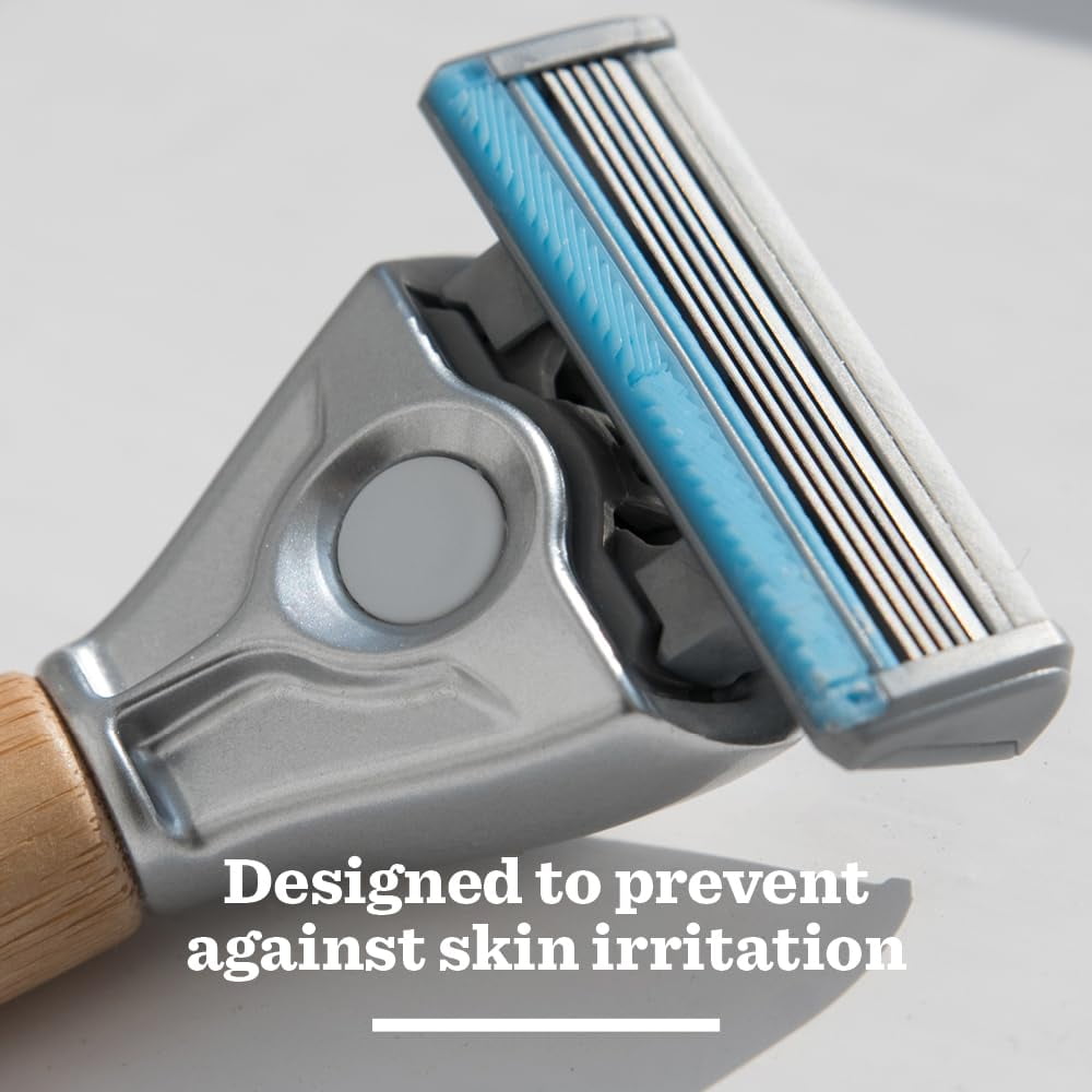 2pcs Sensitive Steel Blades  Men's Razor Blade Refills – Contains 4 Blade Heads