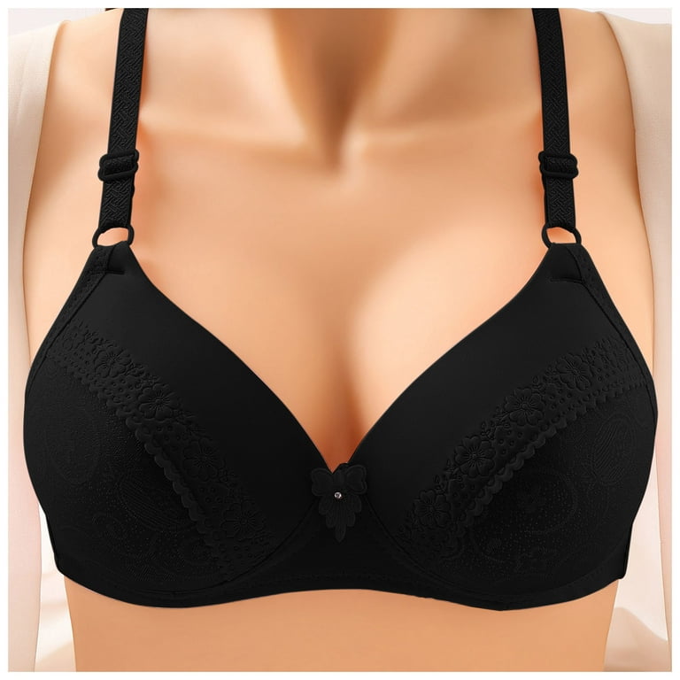 Comfy Front Buckle Push Up Bra - Thin and Adjustable T-Shirt Bra for  Women‘s Lingerie and Underwear - Enhance Your Bust and Comfort All Day