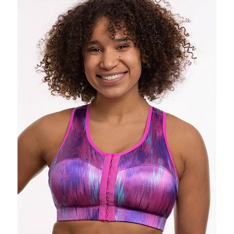 ENELL Cotton Candy High Impact Racerback Wirefree Sports Bra, US Double 0,  NWOT