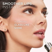 L'Oréal Paris Plump Ambition Hyaluron Lip Oil 24HR Care Lip Gloss with Hyaluronic Acid, Milky Nu, 0.16 fl oz