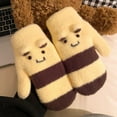 thumbnail image 4 of Winter Gloves Mittens for Women Men Funny Animal-Themed Warm Cozy Knitted Glove Cold Weather Lightweight Stretch Mitten, 4 of 6