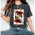 thumbnail image 1 of Disney Queen Of Hearts Playing Card Alice In Wonderland Shirt, Disneyland Family Matching - Ivory - M, 1 of 4