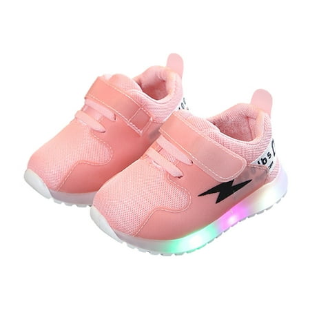 

Children Kids Girls Boys Sneakers LED Light Luminous Shoes Sport Shoes