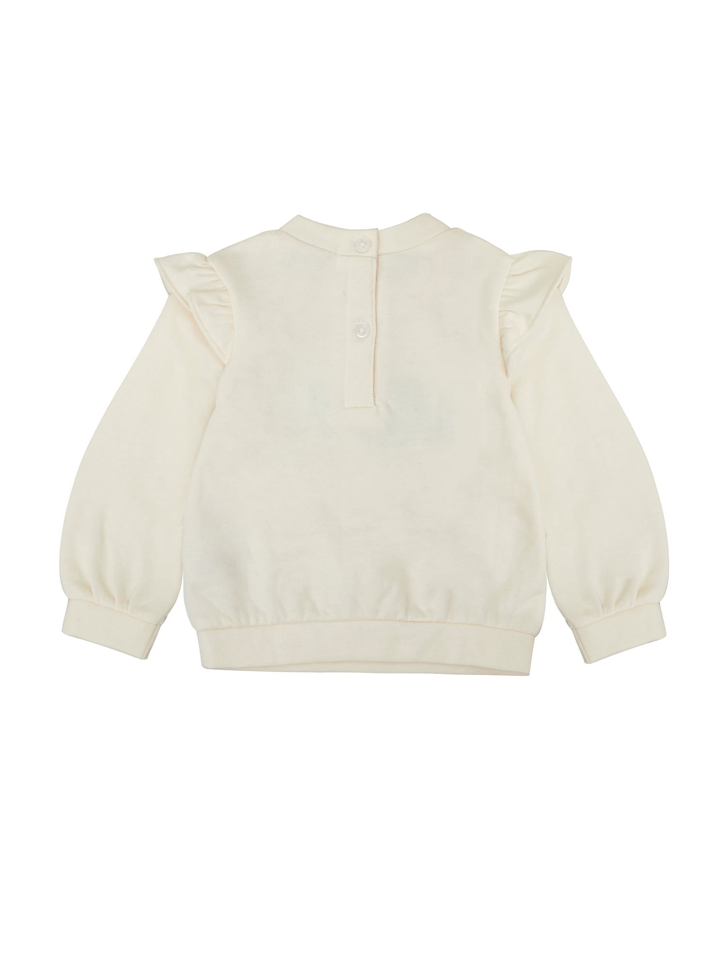 Wonderluxe Baby Girls' Long Sleeve Sweatshirt and Pant, 3-Piece Set, Sizes 0-3M-24M