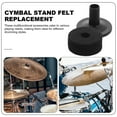 thumbnail image 3 of LOLIPPYY Cymbal Stand Felt Replacement Sleeves Set for Daily Use Black Felt and Plastic Durable Accessories, 3 of 8