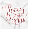 thumbnail image 2 of Cute Christmas Merry and Bright Hoodie Sweatshirt Women Brisco Brands M, 2 of 6