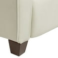 thumbnail image 5 of Elm Lane White Pearl Leather Recliner Chair Modern Armchair Comfortable Push Manual Reclining Footrest Tufted Back for Bedroom, 5 of 9