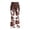 Brown, variant on Trendfront Girls Wide Leg Pants Cute Cow Pattern Printed Athletic Long Sport Slacks Fashion Bell Bottom Flare Kids Casual Trousers Age 3-14Y