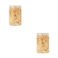 thumbnail image 2 of Advancent Decoración de lámina de oro 2g Artesanía Lentejuelas Brillos Pintura Postre Suministros Oro 2Conjunto, 2 of 6