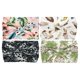 thumbnail image 1 of Diadema anudada de lado ancho impresa Bohemia de 4 piezas para mujeres en negro, gris, rosa, verde y blanco, 1 of 5
