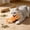 Orange, variant on Flexible Mesh Tube Bow Cat Teaser Accessory, 3.9in Detachable Replacement Toy for Cat Wand Stick, Indoor Kitten Hunting Toy