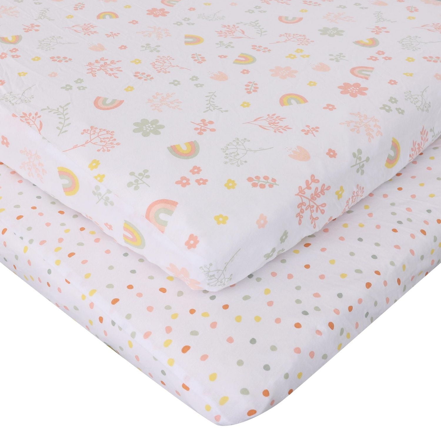 Ensemble de 2 mini-draps-housse de bébé George Baby