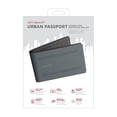 thumbnail image 2 of Portefeuille en cuir RFID pour passeport Urban de KeySmart - Gris/Noir, 2 of 3
