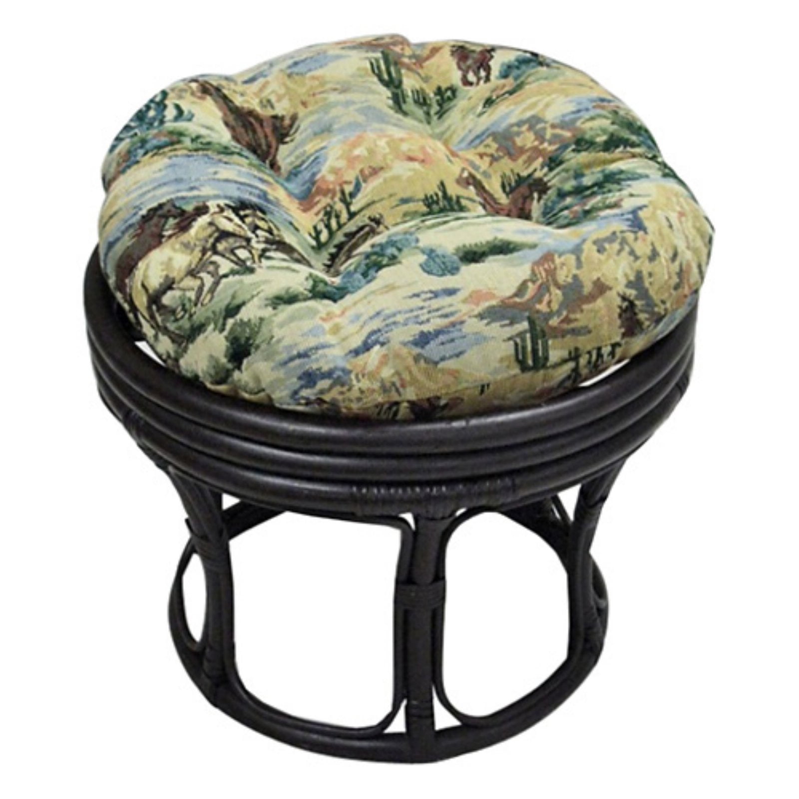 Blazing Needles  18-inch Microsuede Footstool Cushion