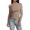 Khaki, variant on Graphic Tennis Tees for Women T-Shirts Women's Neckline Fashion Solid Color Off The Shoulder Long Sleeve T Shirt Green XS