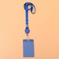 thumbnail image 5 of PTOOTP 4Pcs Lanyards for Badges in Blue with Polyester for Work Card and School Applications, 5 of 6