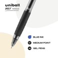 thumbnail image 2 of Bolígrafo de gel Uni-Ball Signo 207 Aguja 0.7 mm Azul Medio Paquete de 12, 2 of 6