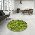 thumbnail image 4 of Ahgly Company Machine Washable Indoor Rectangle Transitional Oak Brown Area Rugs, 2' x 4', 4 of 7