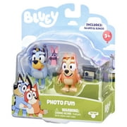 Bluey Photographer, 2-Pack, Bluey & Bingo Articulated Figures