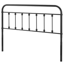 Headboard, Twin Size, Metal, Black, Modern Contemporary Urban Design, Bedroom Master Guest Suite