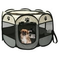 thumbnail image 6 of ODOMY Portable Foldable Pet Tent Playpen Fence Puppy Pen Soft Kennel Cat Cage Safe Guard Indoor Outdoor, 6 of 13