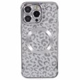thumbnail image 3 of KAIYANG Serie HRF para iPhone 12 Pro Funda magnética galvanizada de TPU con estampado de leopardo - Negro, plateado y multicolor, 3 of 5