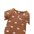 thumbnail image 3 of Baby Girls Boys Jumpsuit, Printing Long Sleeve Round Collar Romper, 3 of 7