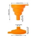thumbnail image 3 of Embudo de cocina WSBDENLK, embudos para llenar botellas, embudo de silicona de grado alimenticio, embudos de cocina plegables para transferir botellas de agua, embudos para uso en la cocina, embudos, 3 of 5