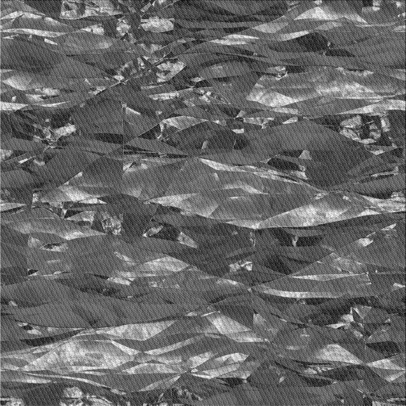 Ahgly Company Indoor Square Patterned Gunmetal Gray Area Rugs, 8' Square