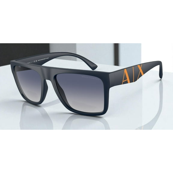 ARMANI EXCHANGE AX4113S 81814L Matte Blue Gradient Blue 55 mm Men's Sunglasses