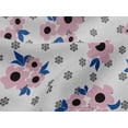 thumbnail image 4 of oneOone Viscose Jersey Light Pink Fabric Floral & Geometric Craft Projects Decor Fabric Printed By The Yard 60 Inch Wide, 4 of 5