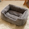 thumbnail image 6 of AuroraX Stylish Cat Bed Warm Self Warming Small Cute Cat Bed Soft Plush Warm Anti-Slip Cozy Fluffy House for Indoor Cats Kittens and Small Dogs(Gray), 6 of 6