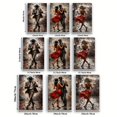 thumbnail image 3 of 3pcs/Set, Canvas Painting--Unframed, Two People Dancing Tango, Posters And Prints, Living Room, Library, Office, Cafe, Bar, Abstract Art, Perfect Birthday, Holiday Gift, Valentine'S Day, Easter Egg, 3 of 4