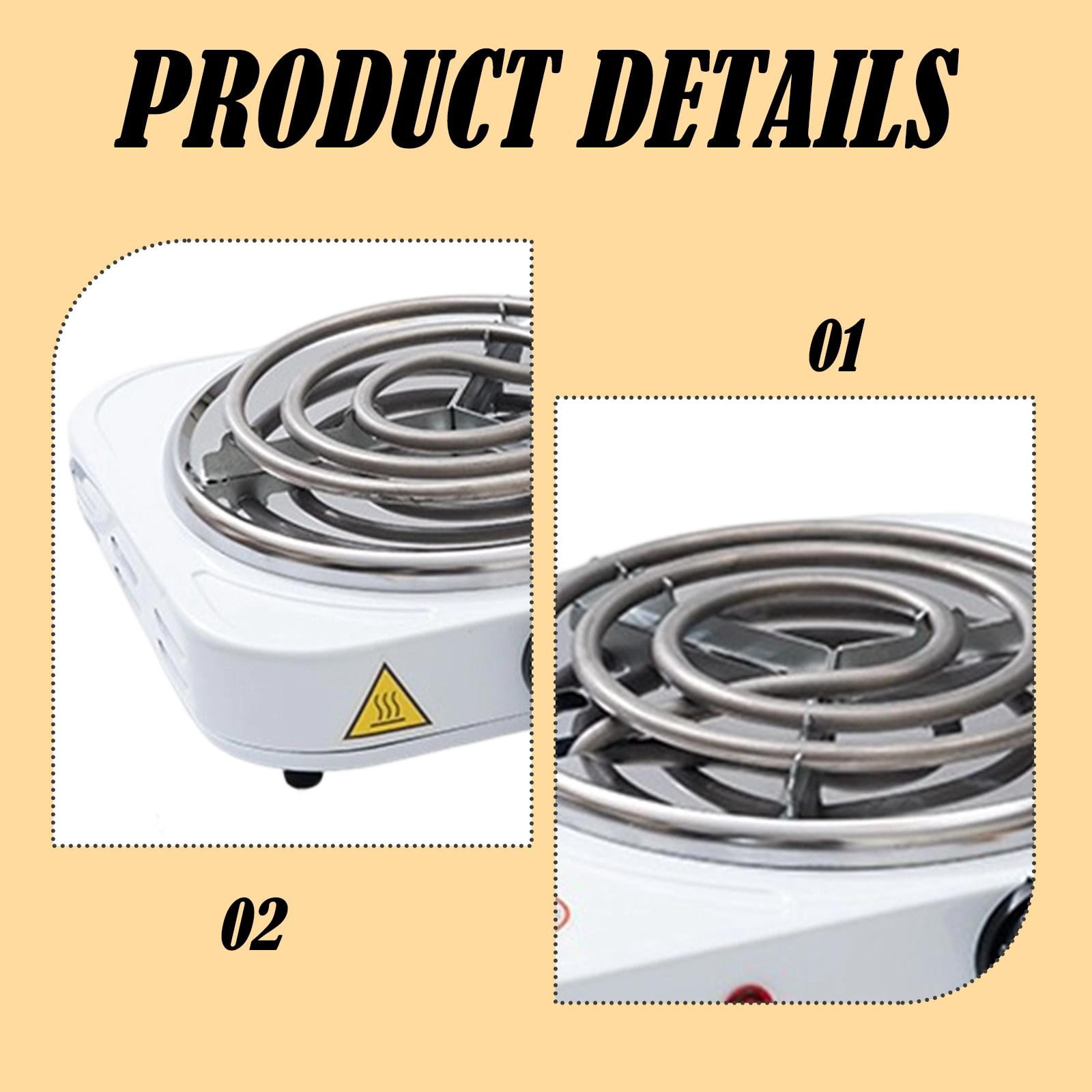 Baoblaze Countertop Double Burner Electric Cooking Stove Multifunctional Compact Premium Heating Tube