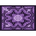 thumbnail image 1 of Ahgly Company Machine Washable Indoor Rectangle Transitional Purple Area Rugs, 6' x 9', 1 of 1