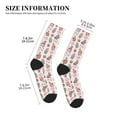 thumbnail image 3 of Pofeuu Hello Easter Print Crew Socks, Adult Running Hiking Socks for Youth and Adult, 3 of 7