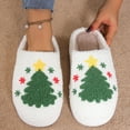thumbnail image 5 of Chenyee Cute Christmas Slippers for Women Memory Foam Indoor Outdoor Comfortable Non Slip Fuzzy Slippers, 5 of 8