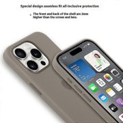 Compatible with iPhone 15 Pro Phone Case with MagSafe Liquid Silicone Protective Cover [Sensor Pop-up] - JC